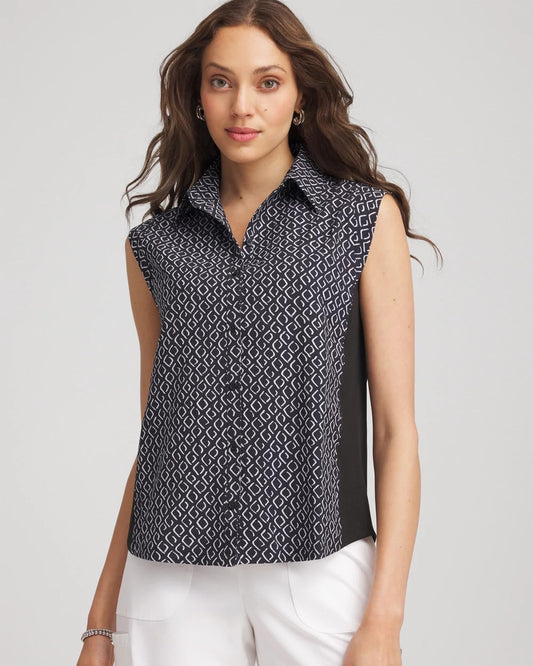 Zenergy® UPF Geo-Print Shirt