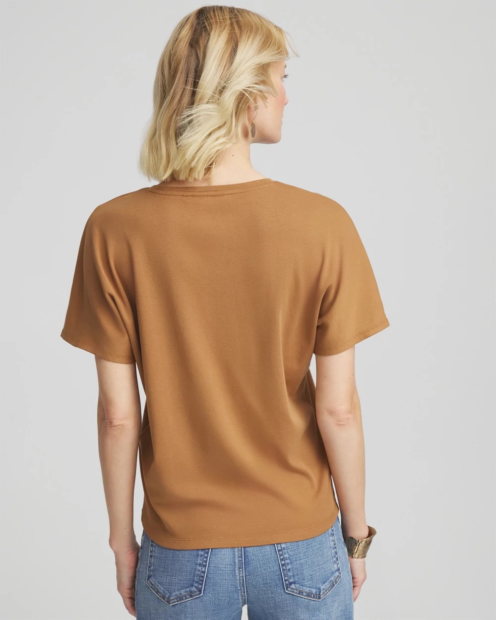 Studded Tapered Dolman Top