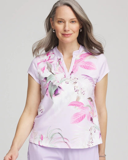 Zenergy® UPF Floral Polo
