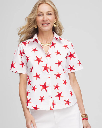 Starfish Short Sleeve Swing Shirt