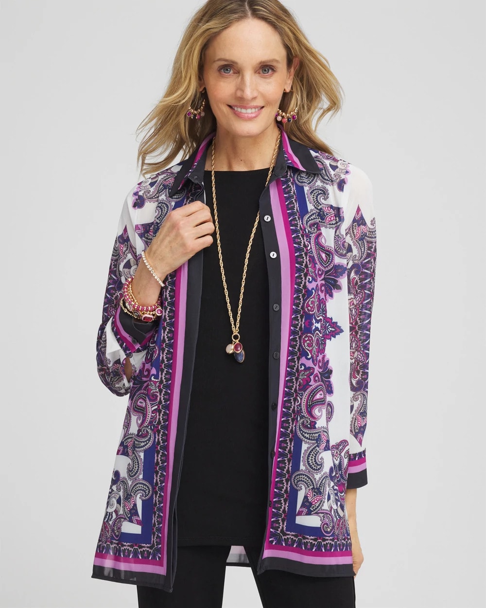 Travelers™ Collection Mesh Shirt Jacket