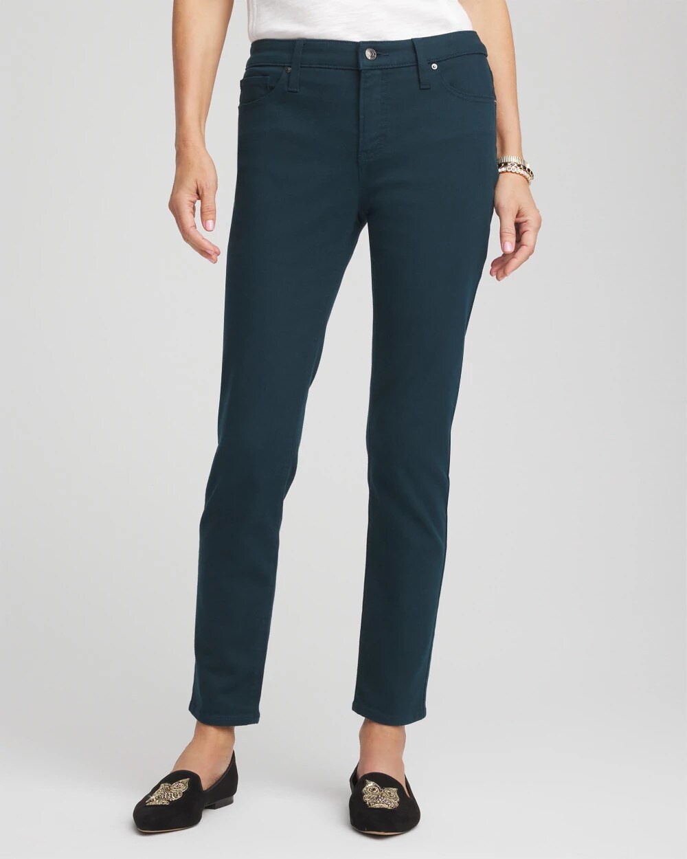 Girlfriend Slim Ankle Jeans