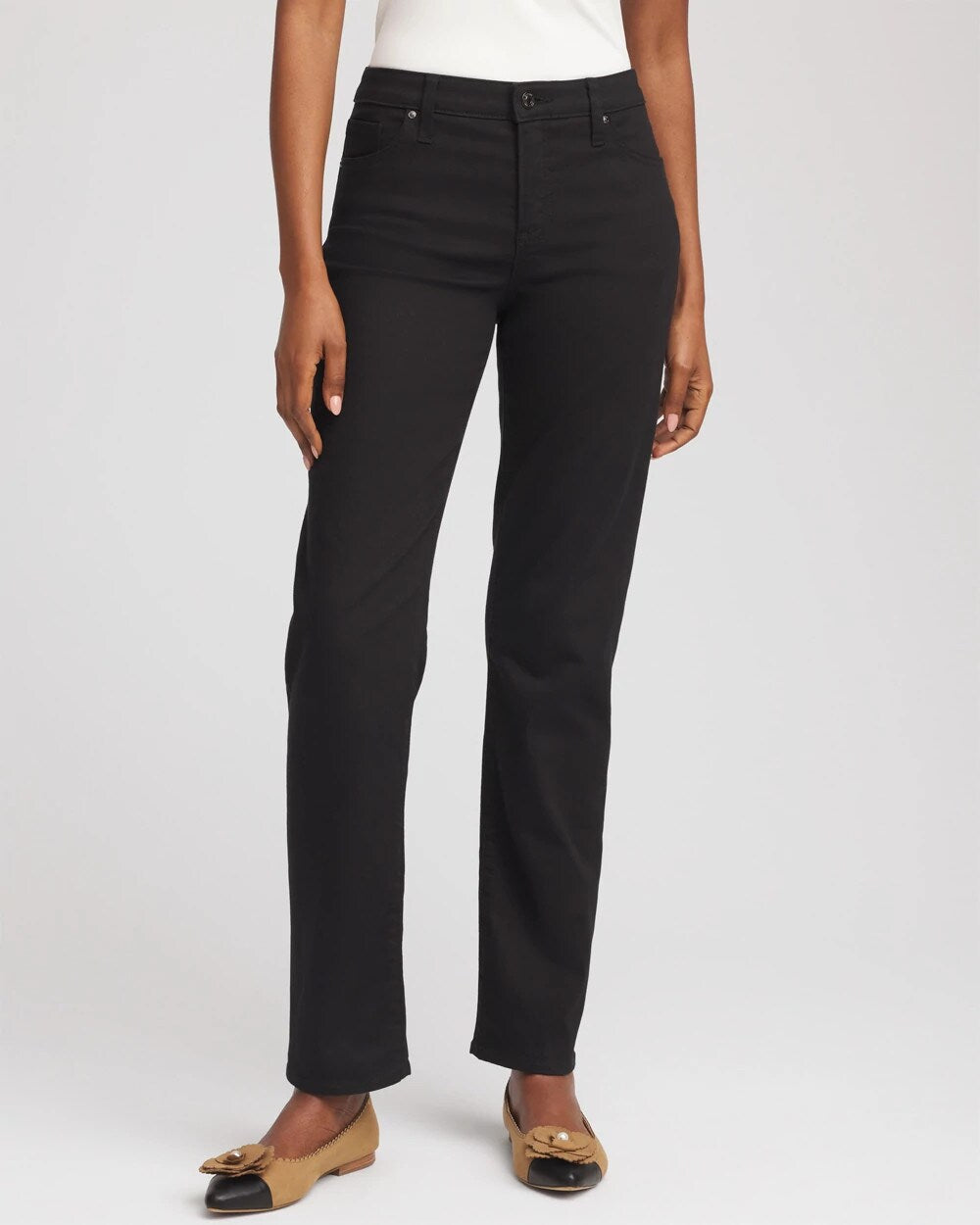 Girlfriend Slim Full-Length Jeans