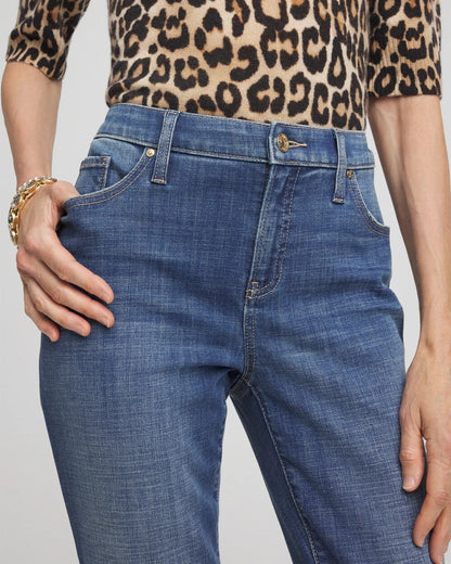 Girlfriend Slim Cropped Jeans