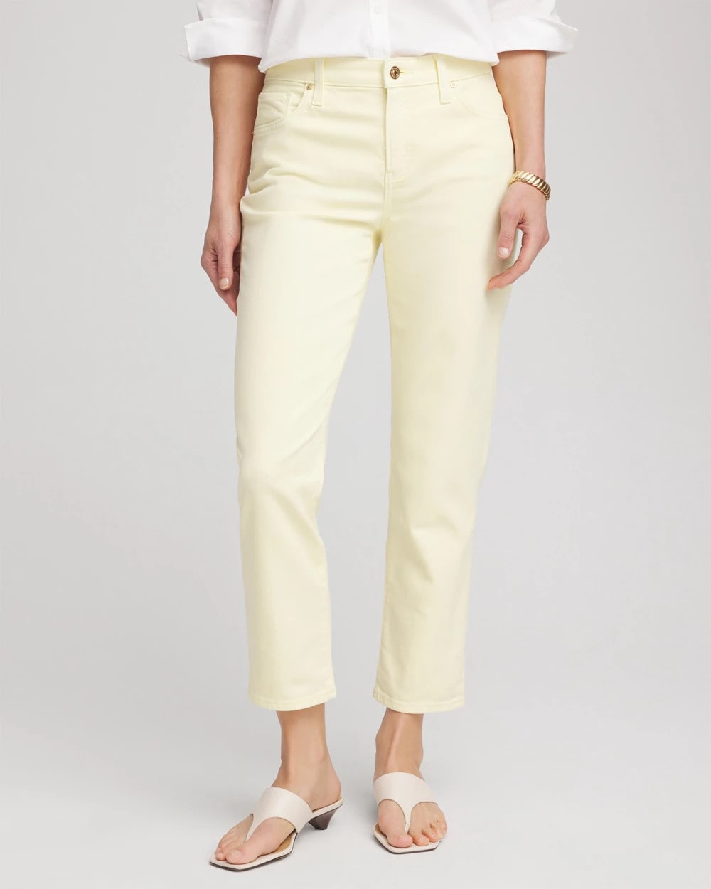 Girlfriend Cropped Jeans
