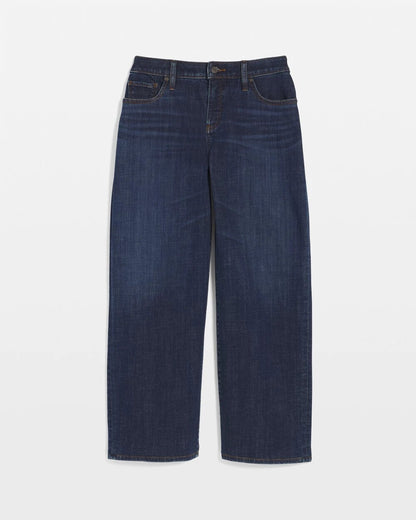 Girlfriend Cropped Wide-Leg Jean