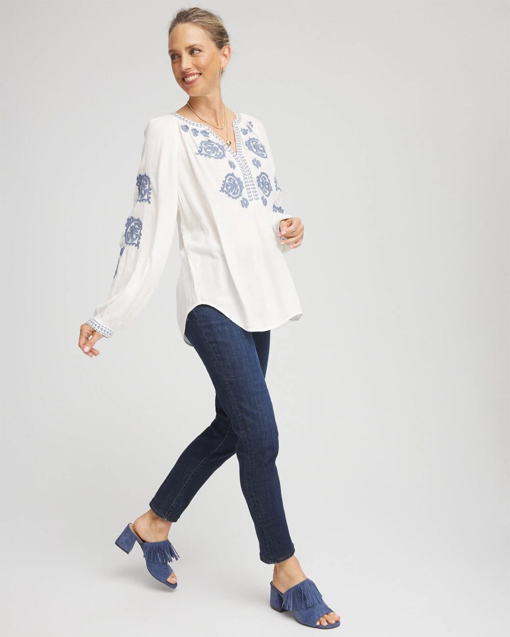 Girlfriend Slim Ankle Jeans
