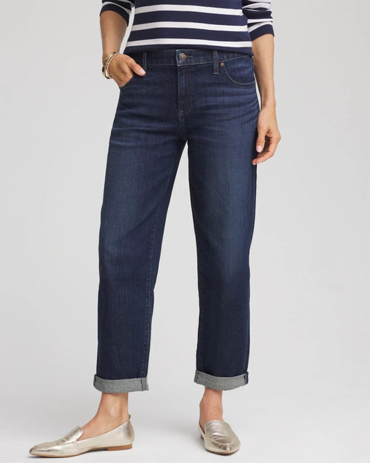 Cropped Boyfriend Jeans