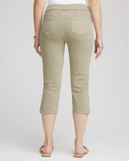 19" Pull-on Capri Jeans