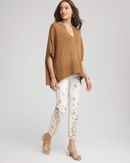 Embellished Girlfriend Slim Ankle Jeans