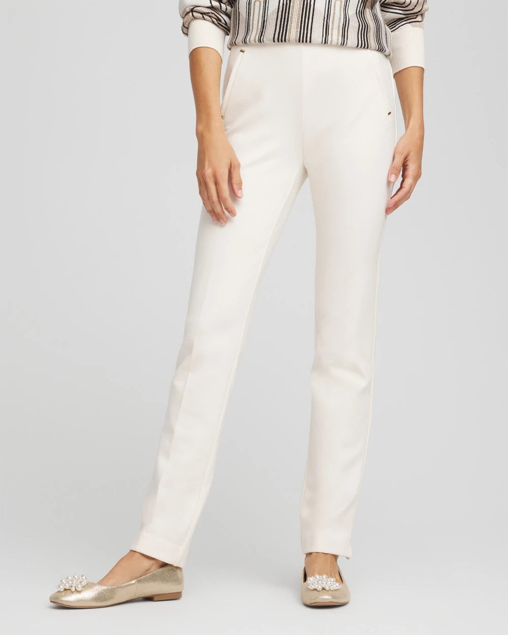 Juliet Slim Trim Detail Pants