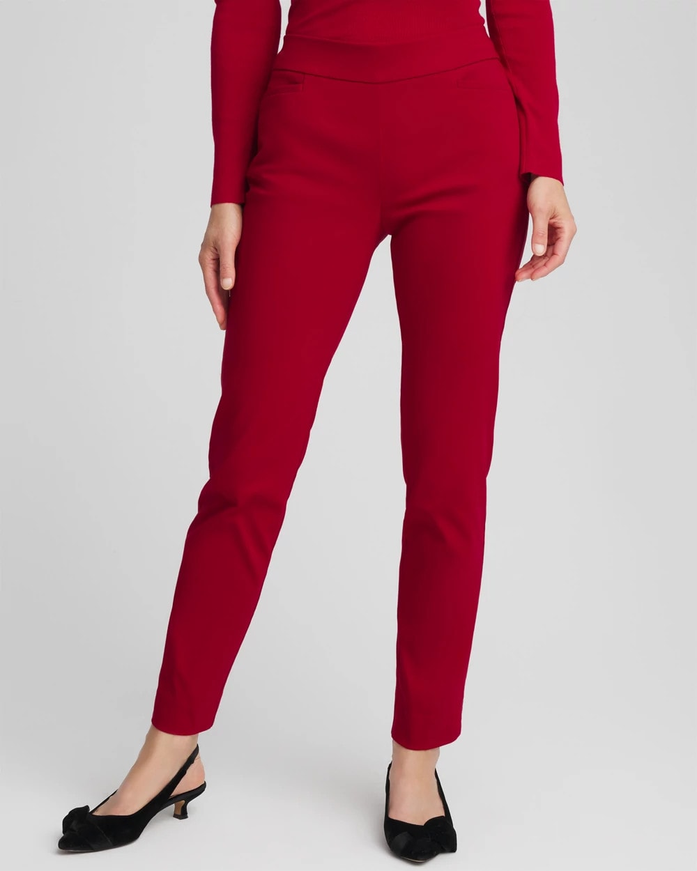 Brigitte™ Slim Pull-On Ankle Pants