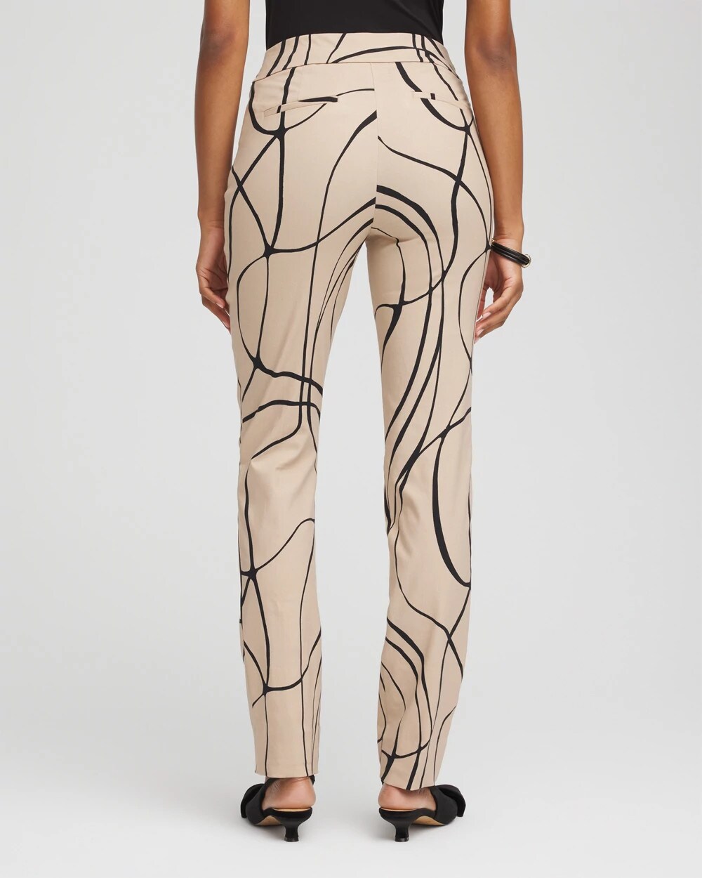 Brigitte™ Golden Leaf Slim Full-Length Pants