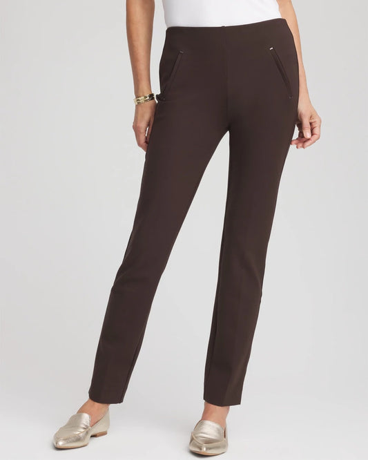 Juliet Slim Trim Detail Ankle Pants