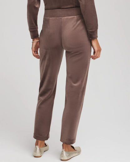 Zenergy® Velour Tapered Ankle Pants