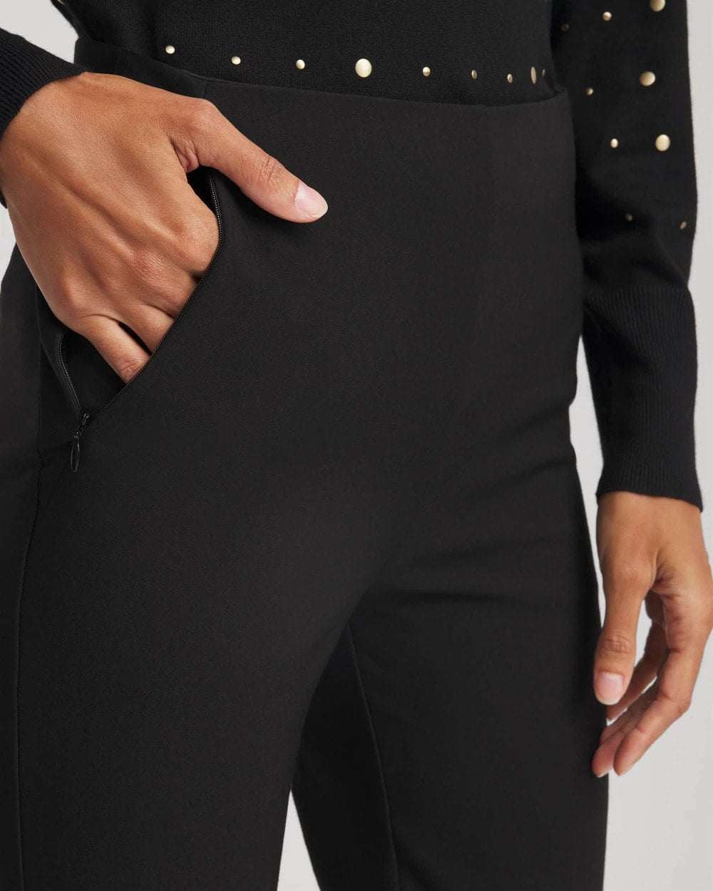 Lightweight Juliet Straight Ankle Pants