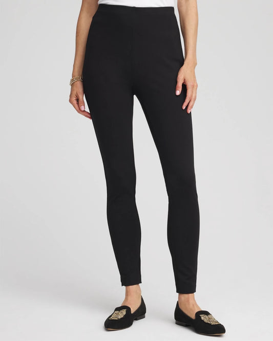 Juliet Slim Zip-Ankle Leggings