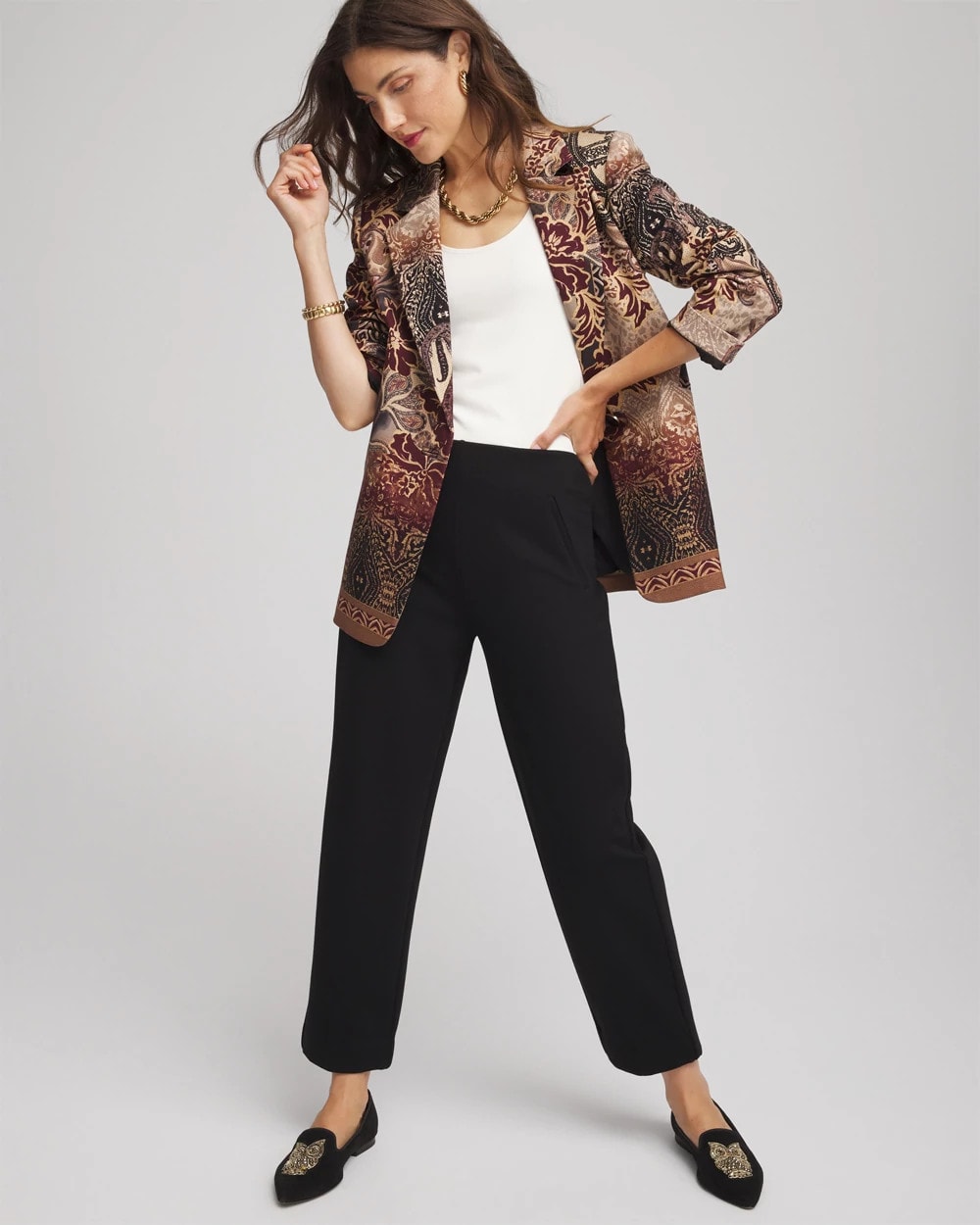 Juliet Relaxed Tapered Ankle Pants