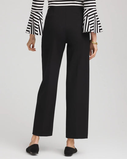 Juliet Slim Wide-Leg Cropped Pants