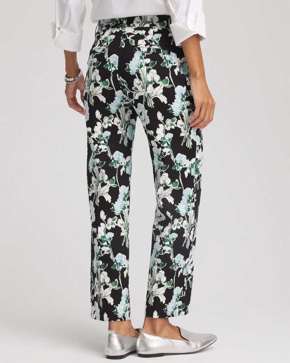 Floral Emme Straight Ankle Pants