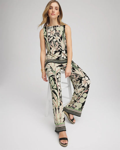 Travelers™ Island-Motif Palazzo Pants