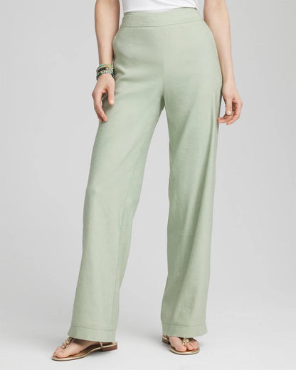 Linen Stretch Relaxed Pants