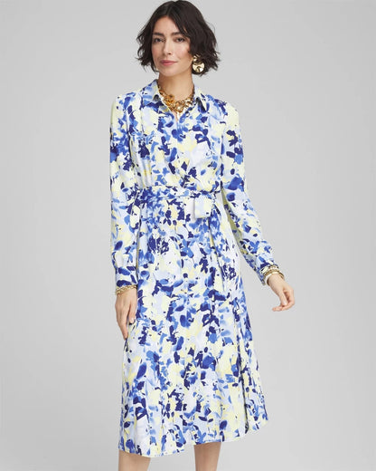 Floral Midi Shirtdress