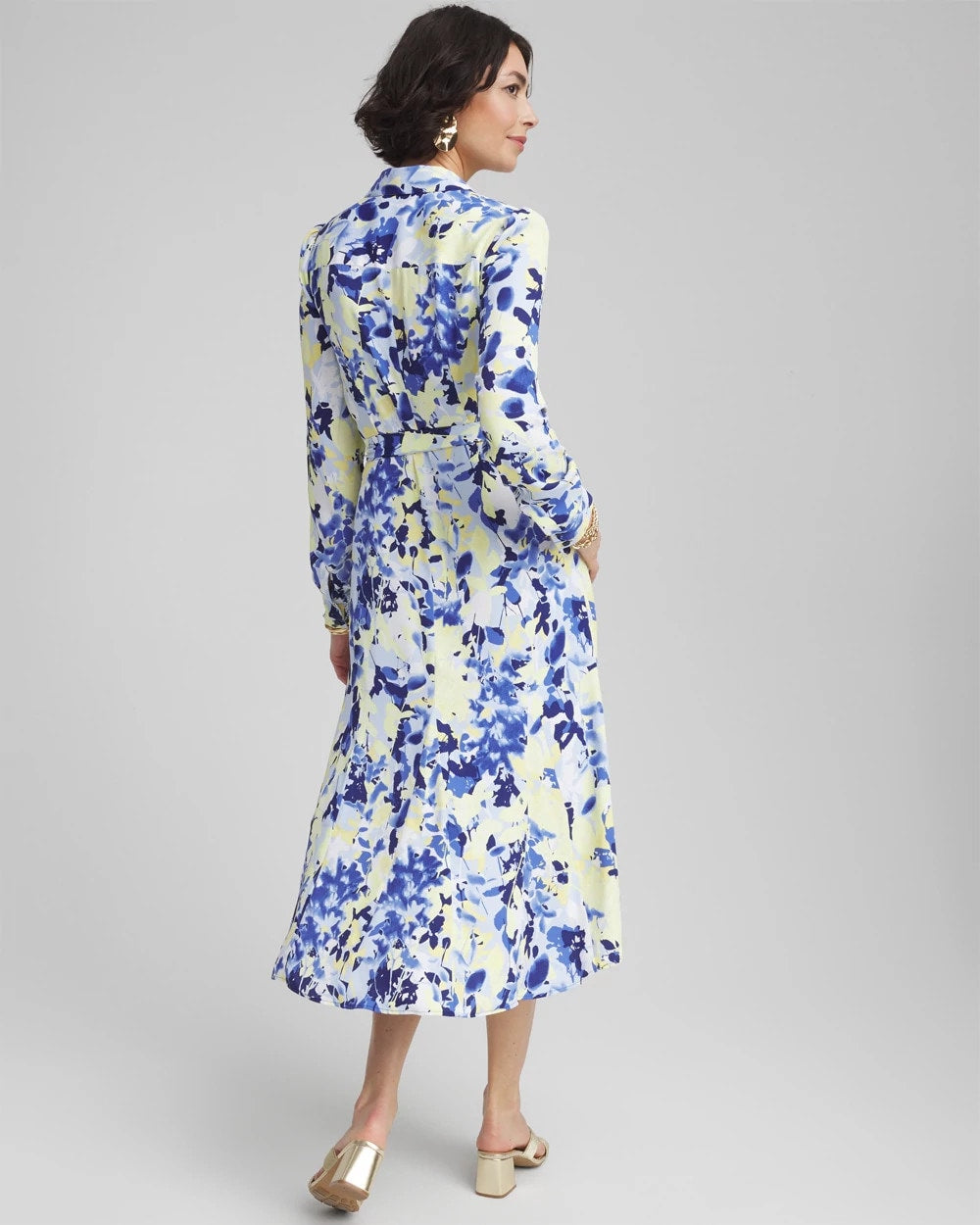 Floral Midi Shirtdress