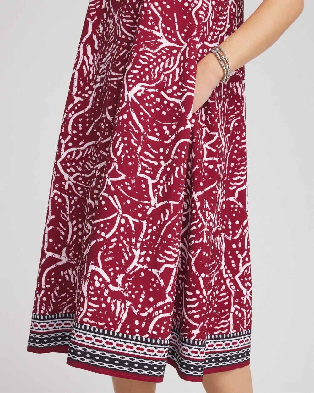 Zenergy® UPF Printed Midi Sports Dress