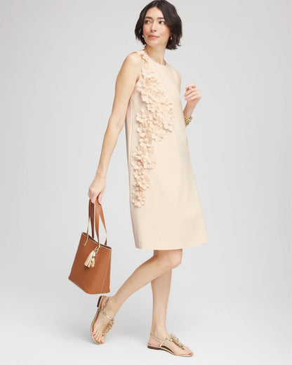 Appliqué Ponte Knit Dress