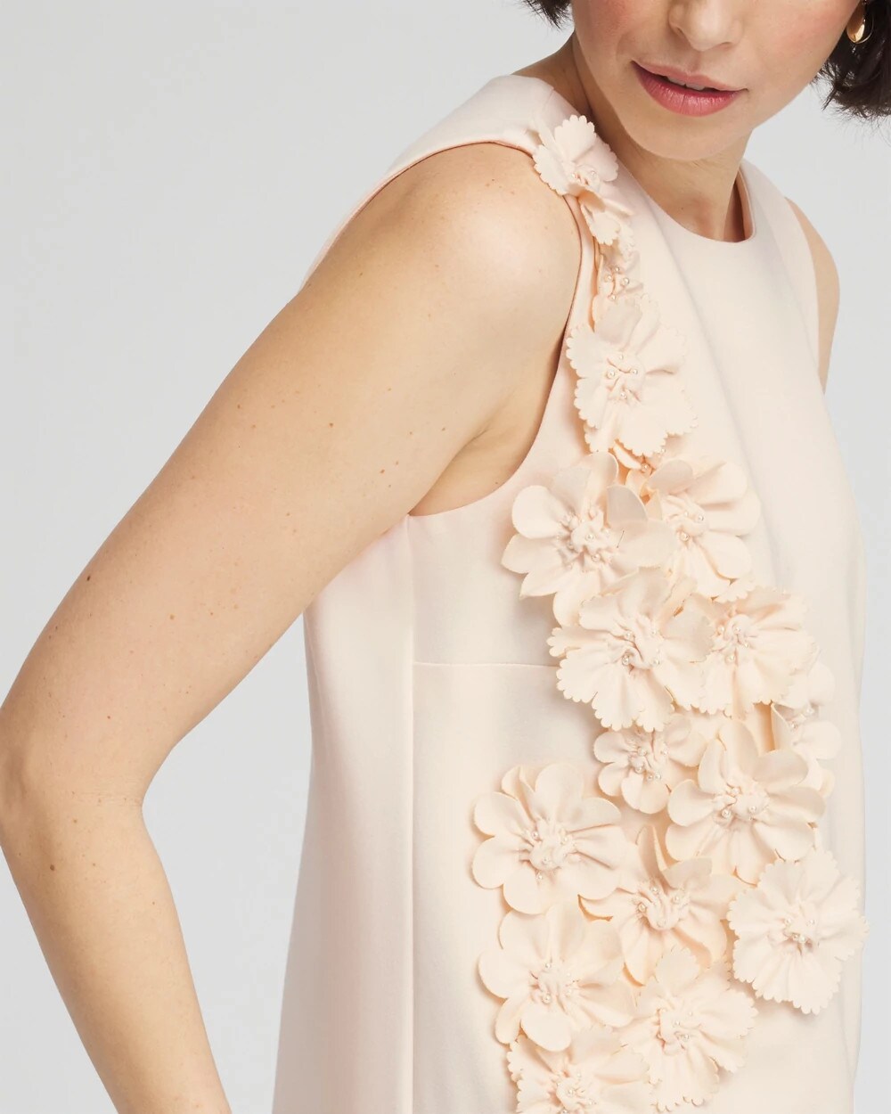 Appliqué Ponte Knit Dress