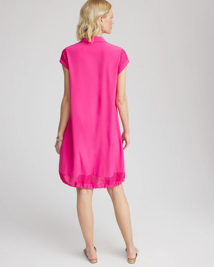 Zenergy® UPF Mesh-Trim Bungee Dress