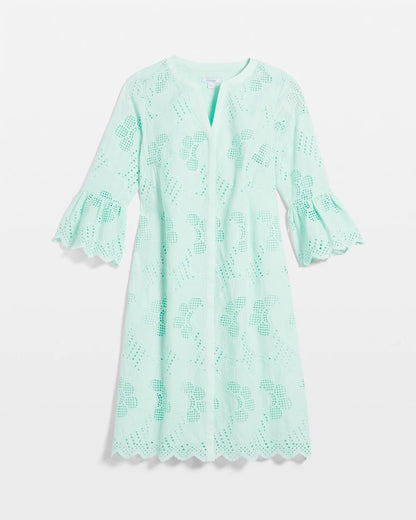 Eyelet Cotton Voile Dress