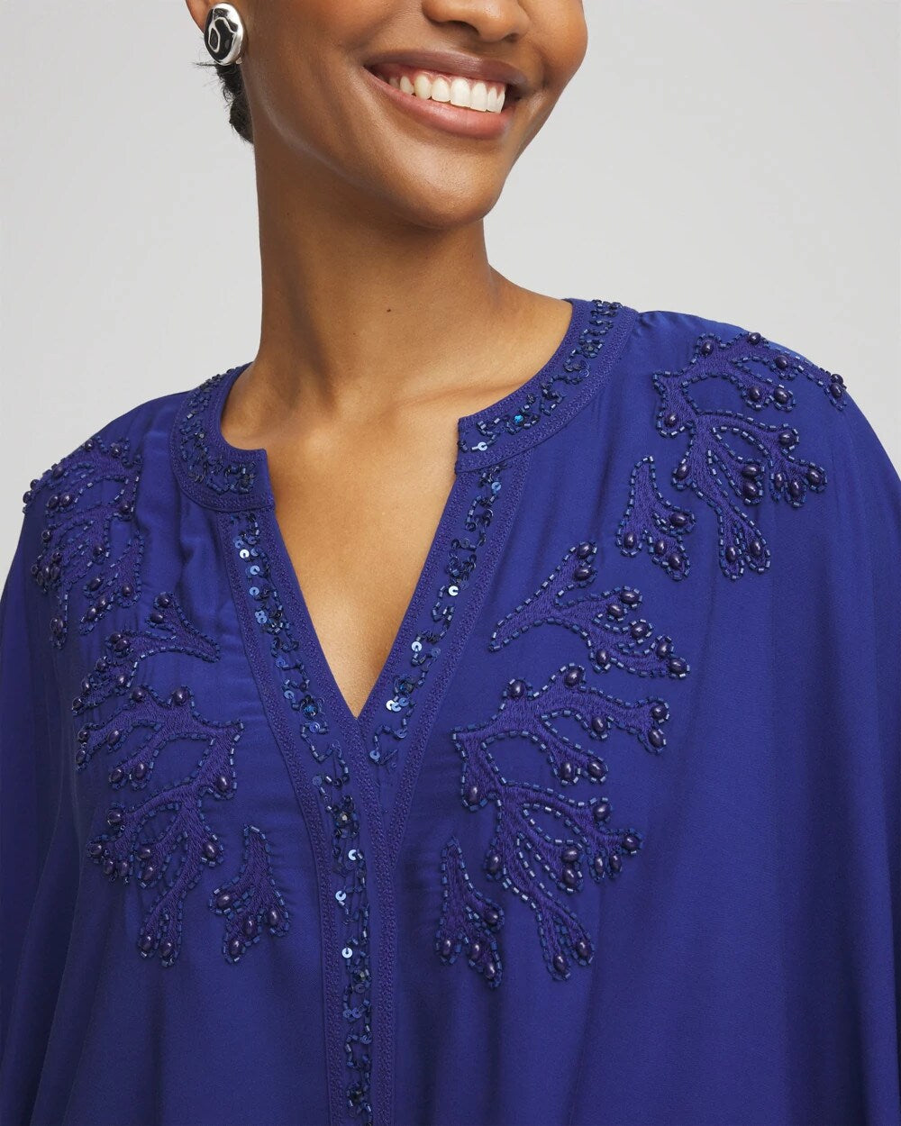 Embellished Kaftan Dress