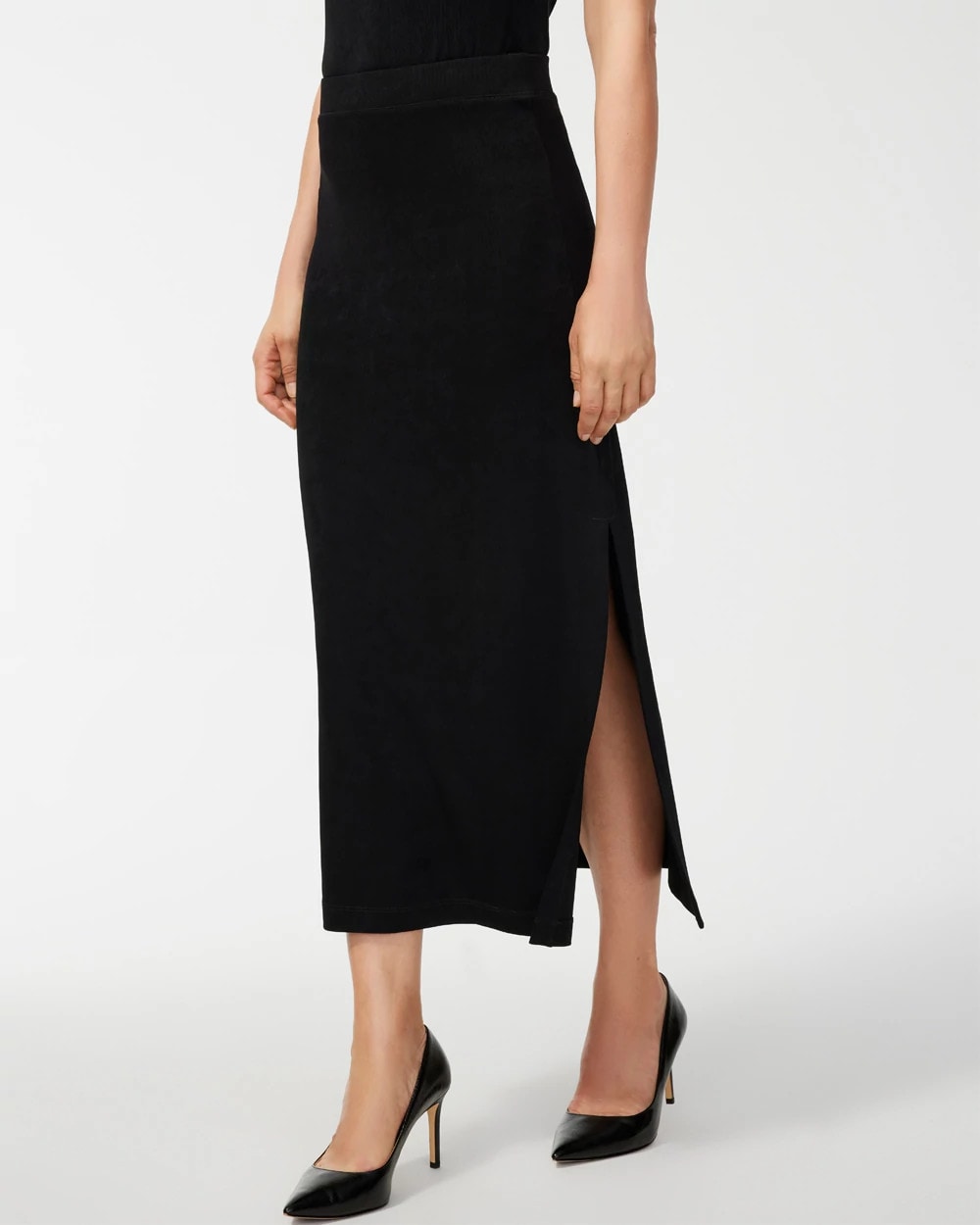 Travelers™ Side-Slit Maxi Skirt
