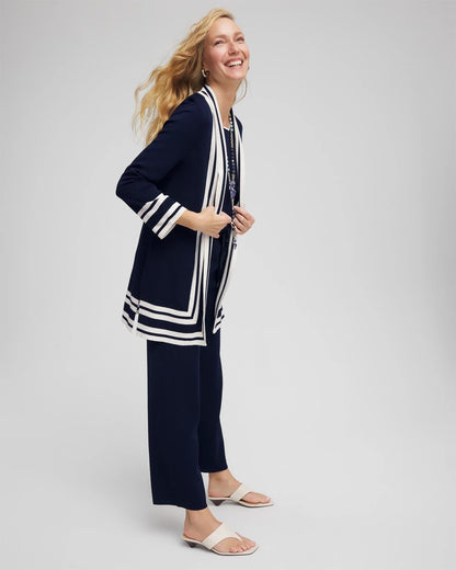 Travelers™ Contrast Border Cardigan