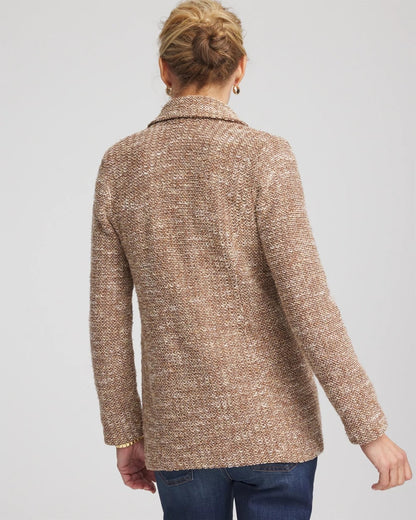 Tweed Double-Breasted Blazer