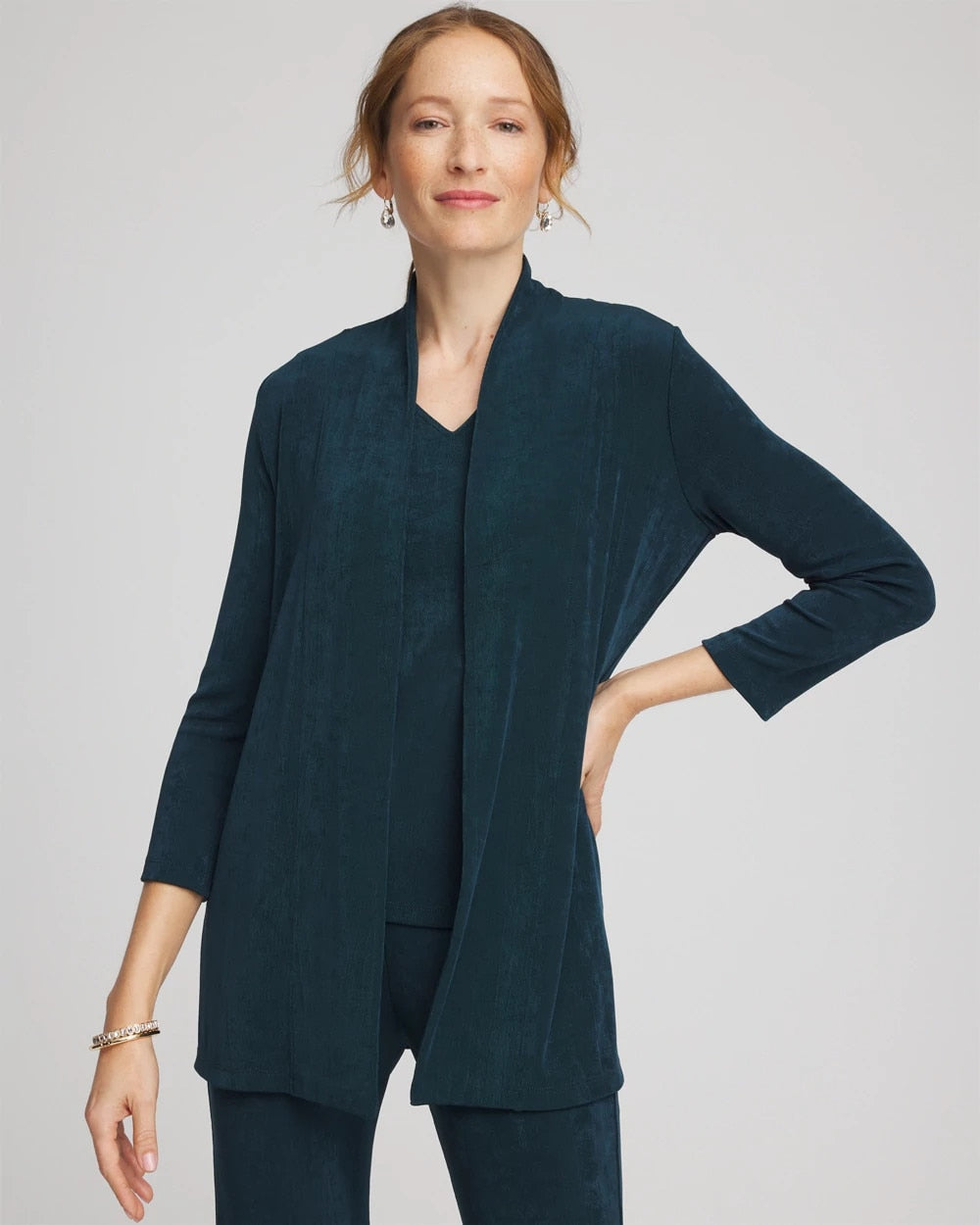 Travelers™ Long Knit Jacket