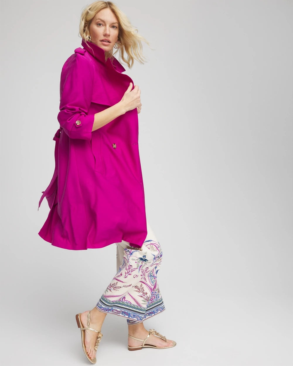 Double-Breasted Trench Coat
