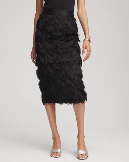 Chevron Fringe Party Skirt