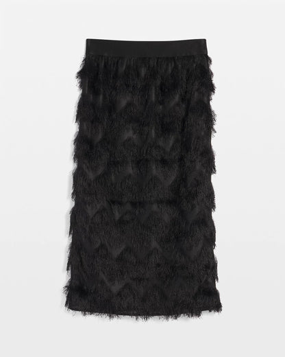 Chevron Fringe Party Skirt
