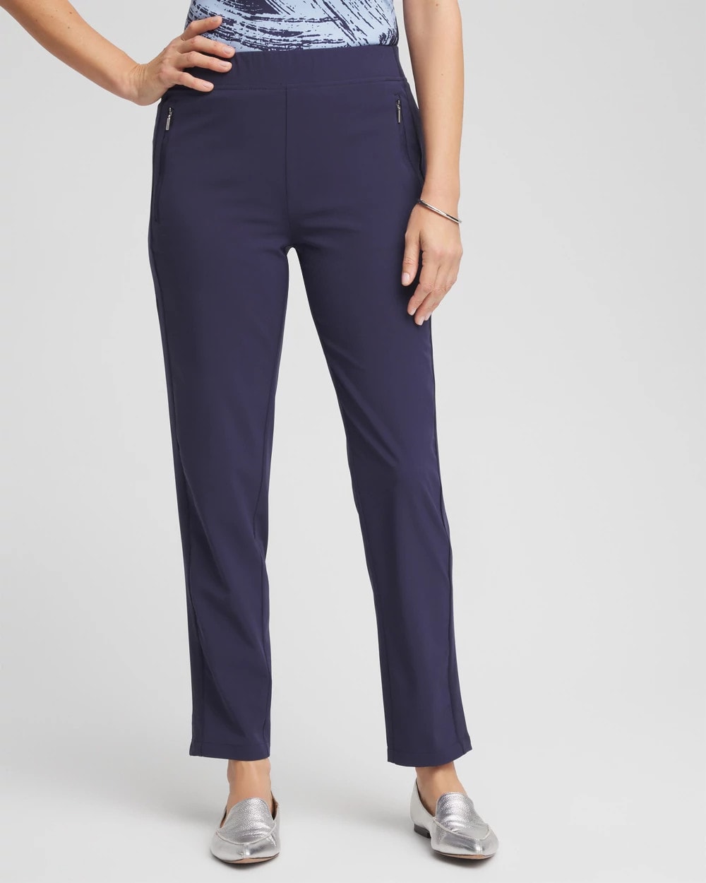 Zenergy® UPF Rib Mix Ankle Pants