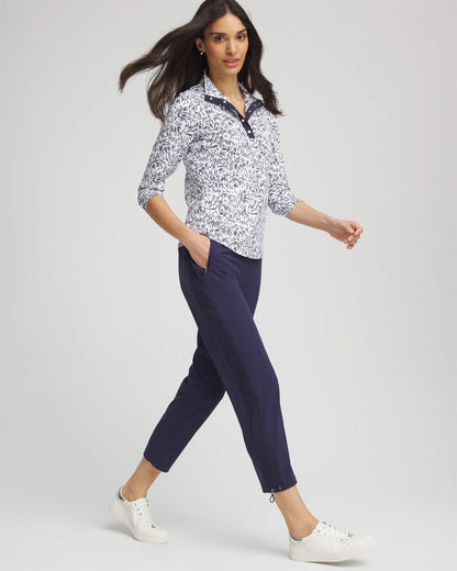 Zenergy® UPF Rib Mix Cropped Pants