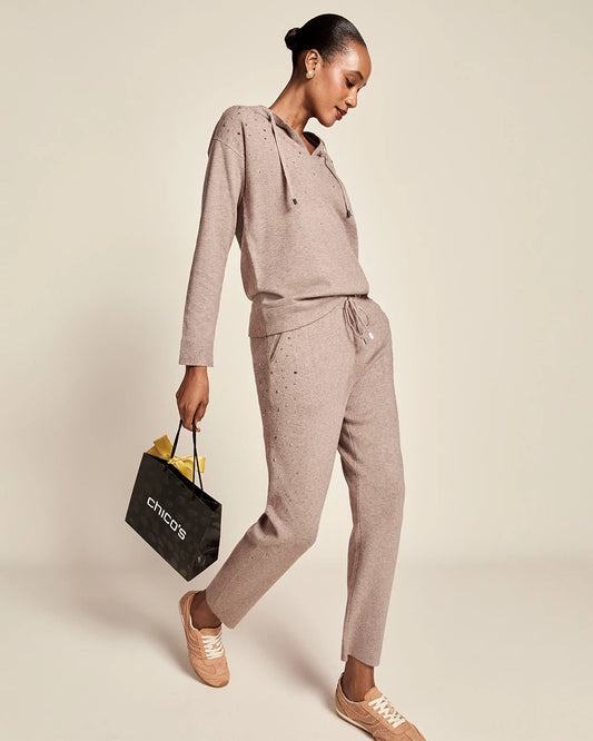 Zenergy® Luxe Rhinestone Ankle Pants