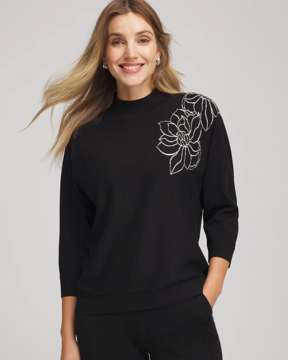 Zenergy® Luxe Intarsia Sweater