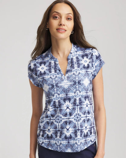 Zenergy® UPF Printed Polo Top