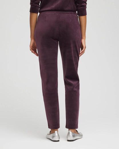Zenergy® Velour Tapered Ankle Pants