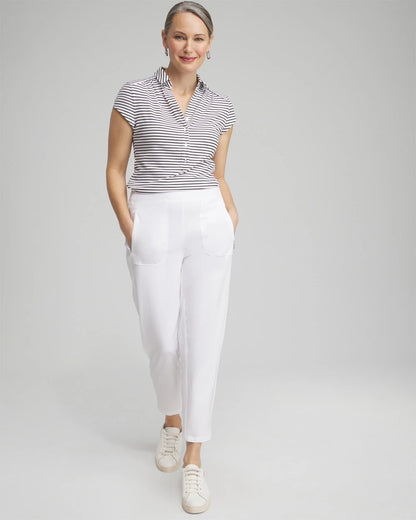Zenergy® UPF Ribbed Side Ankle Pants