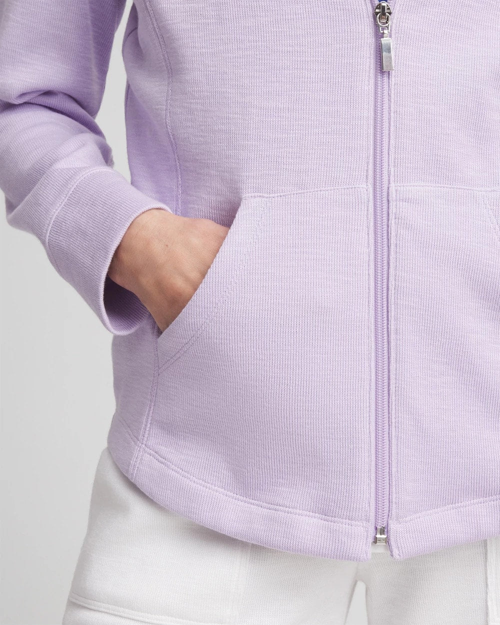 Zenergy® Beach Slub Zip-Front Hoodie