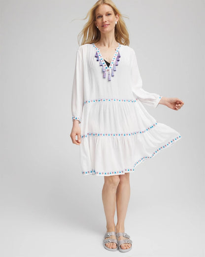 Chico's Beach Swimsuit Cover-Up Dress
